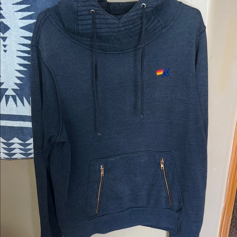 Aviator Nation gray ninja hoodie XL